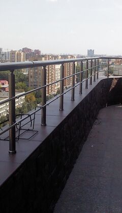 алюмінієві перила на балкон, Одеса