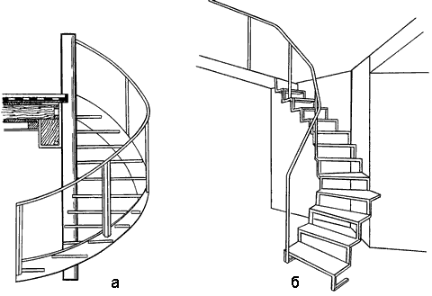 чертеж алюминиевых перил для лестницы